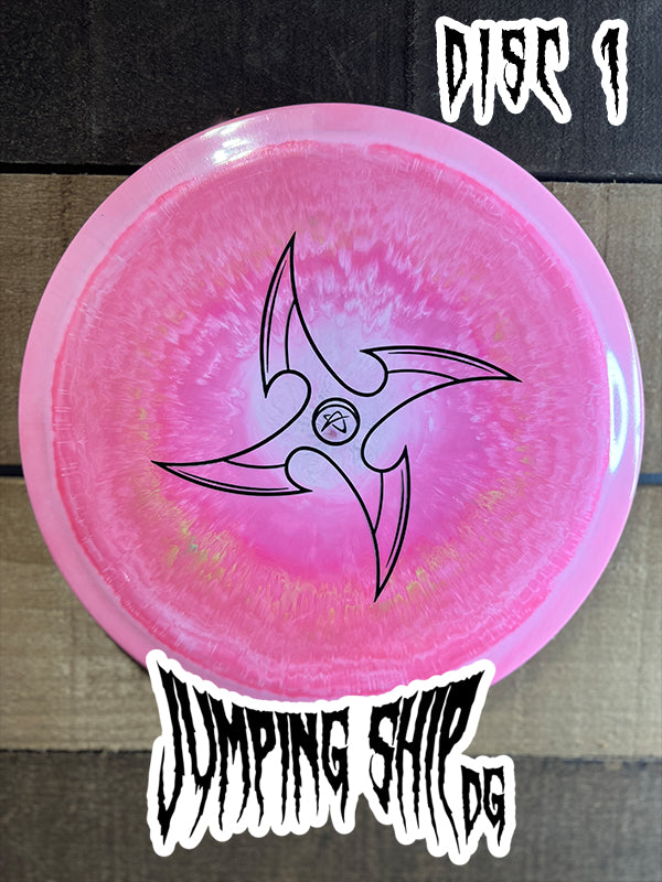 F7 500 Spectrum Plastic - Manji Shuriken Stamp - Jumping